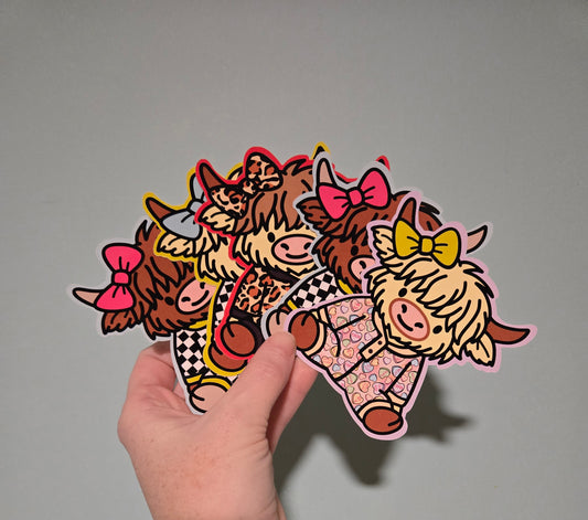 Heart Pj's highland TB MOLDS mixed grab bag cardstock