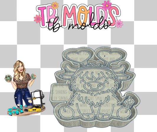 Heart headband highland