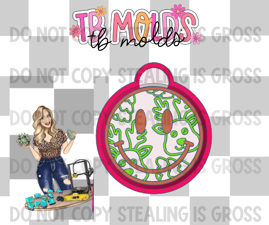 Reindeer tree smiley