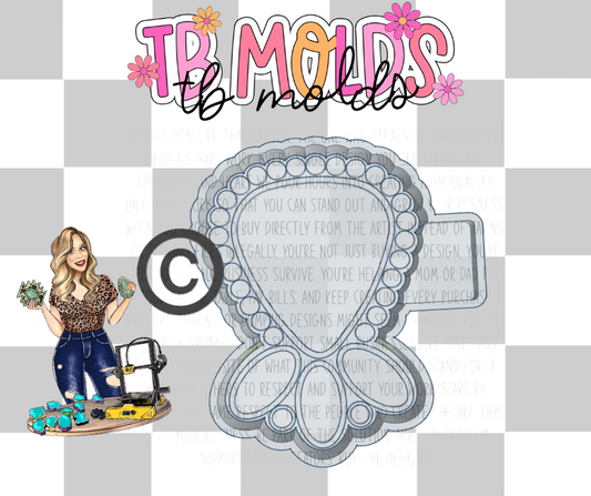 Turquoise guitar pick