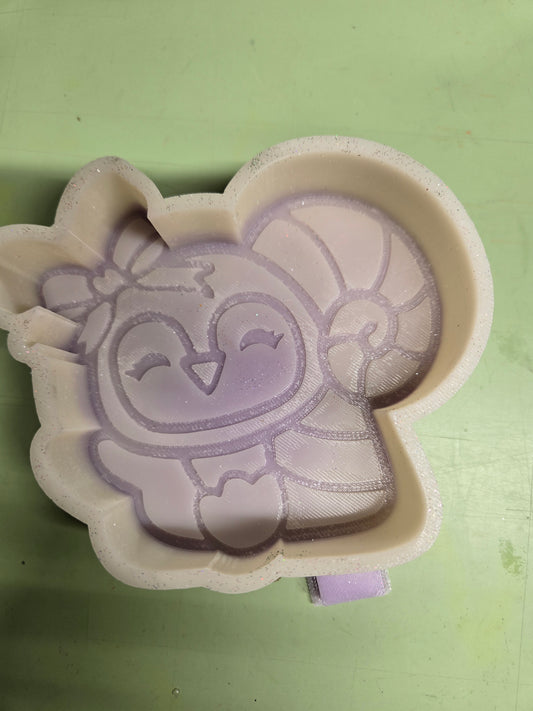 DESTASH penguin with candy cane