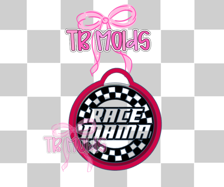 Checkered race mama