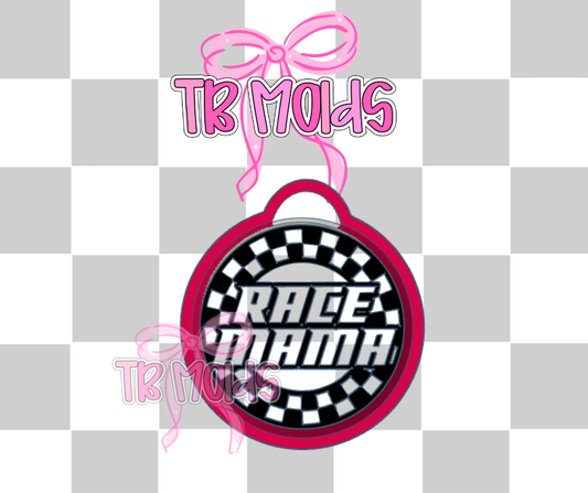 Checkered race mama
