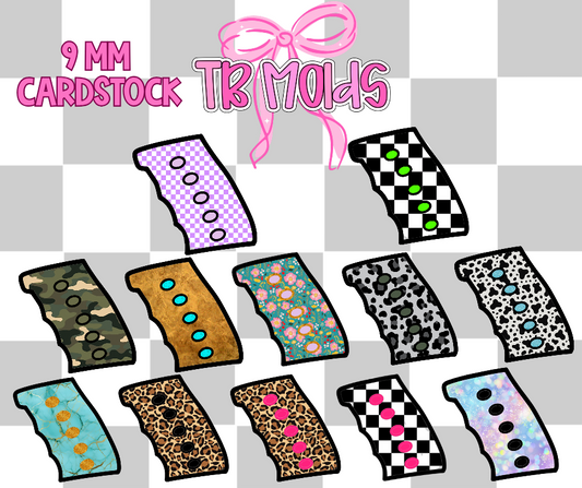 9mm TB MOLDS mixed grab bag cardstock