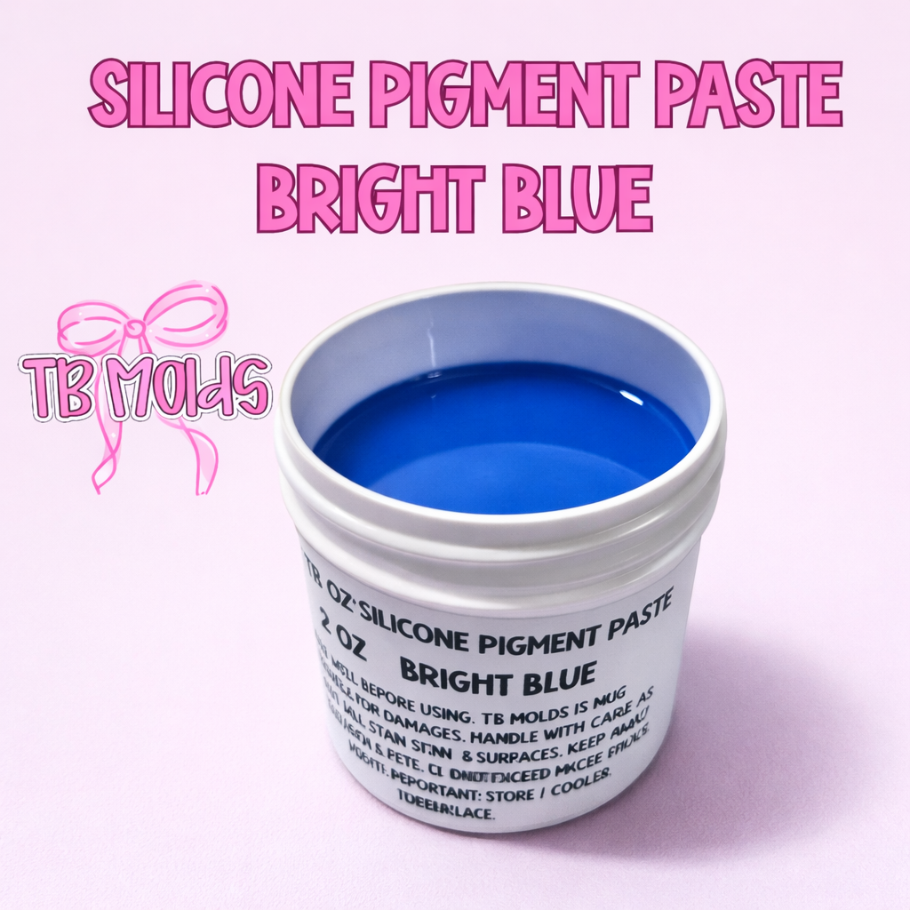 Bright Blue Silicone Pigment Paste