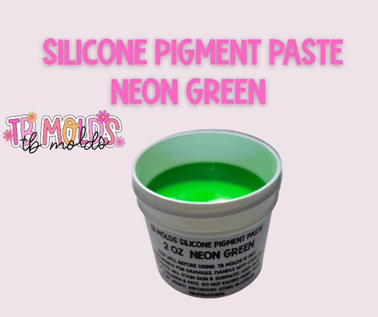Neon Green Silicone Pigment Paste