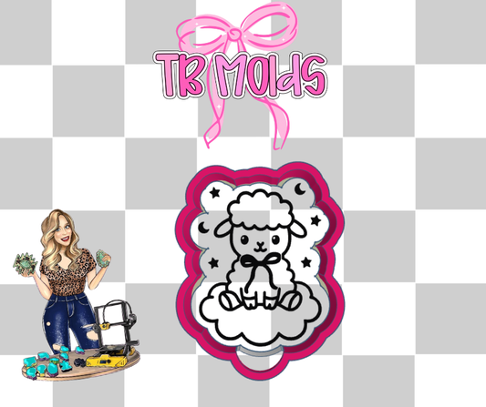 Sheep/lamb on a cloud