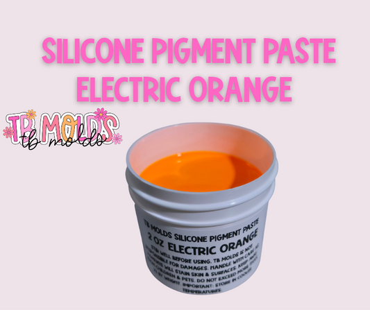 Electric Orange Silicone Pigment Paste