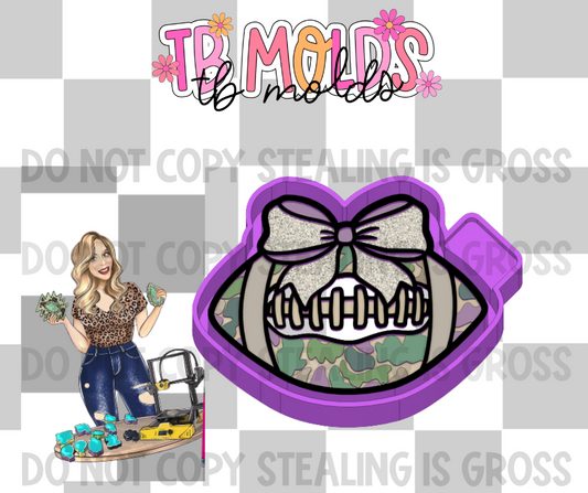 CAMO FOOTBALL WITH BOW