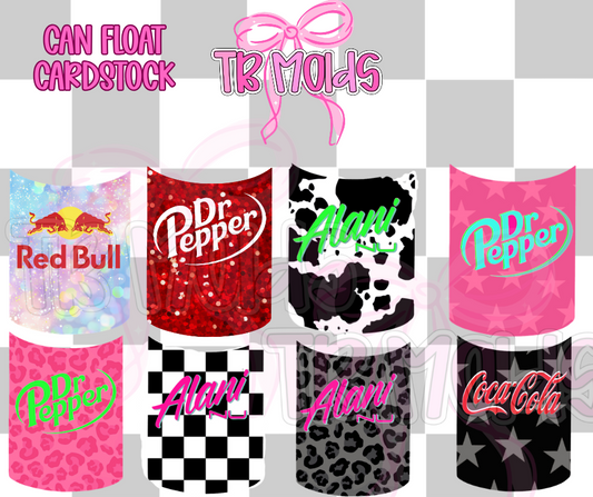 Can float- TB MOLDS mixed grab bag cardstock